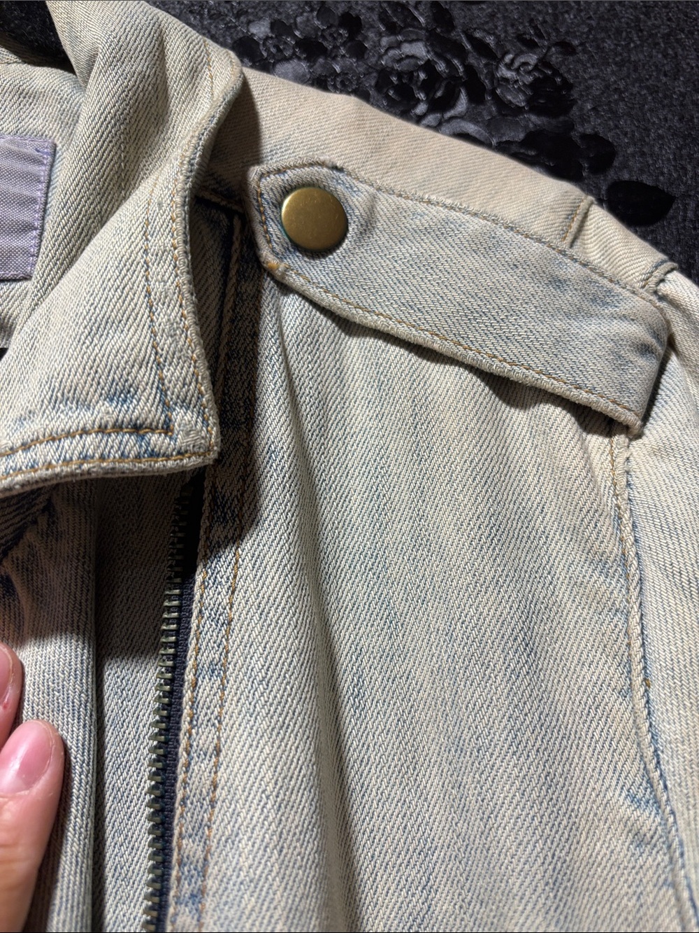 Gap 1969 Vintage Wash Denim Moto Jacket - Limited Edition - Picture 4 of 6